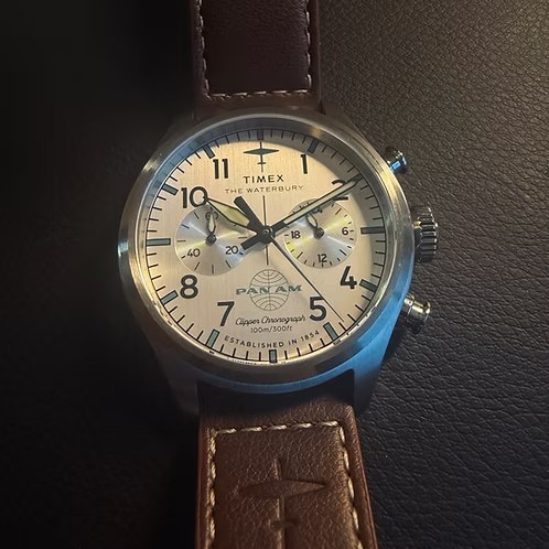 Timex Waterbury Pan Am Clipper