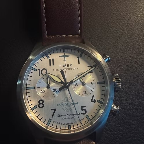 Timex Waterbury Pan Am Clipper